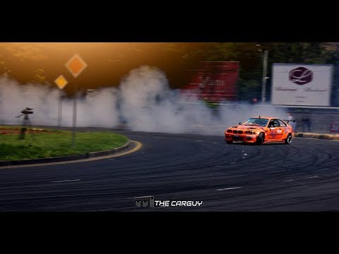 STR drift 2017 | blue BMW catches fire