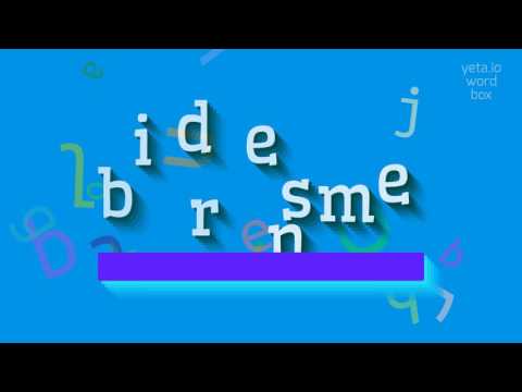 How to say "bridesmen"! (High Quality Voices)