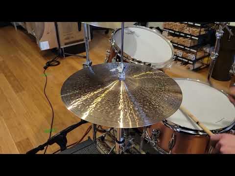 (SOLD) Cymbals - Paiste 15" 2002 Black Big Beat Hi Hats