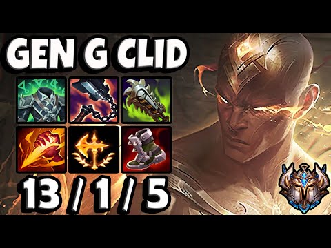 LEE SIN Jungle vs NIDALEE [ Gen G Clid ] Patch 11.16 Ranked Korea ✅