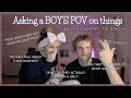 Asking A BOY Questions That All Girls Are TOO SCARED To Actually Ask