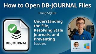 How to Open DB-JOURNAL Files (SQLite)
