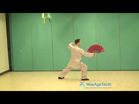 Yang Style 18 Fan Back Demo 杨式18势太极扇背面示范