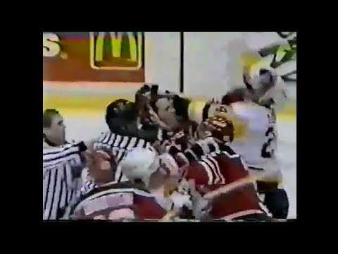 Devils - Penguins hits, roughs, and goals 12/31/88