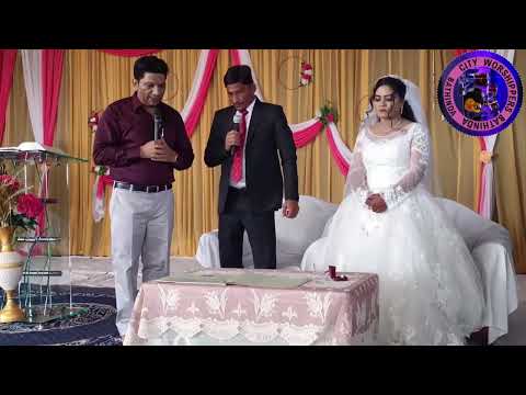 Harpal weds Karmjit in New Life Church Bathinda 2024