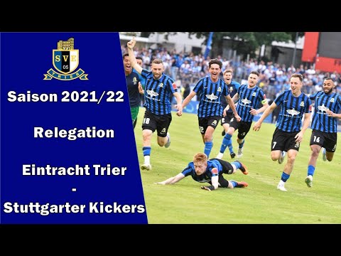 SVE-TV: Eintracht Trier vs. Stuttgarter Kickers - Highlights (Relegation zur RL - 21/22)