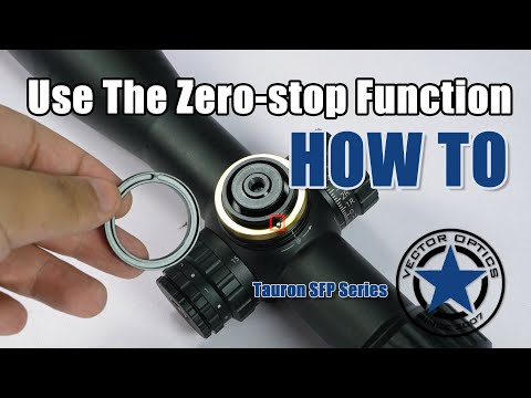Vector Optics | How To Use The Tauron SFP Series Zero-Stop Function?