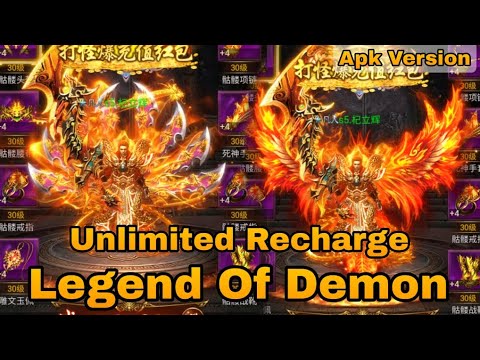 Legend Of demon Unlimited Recharge & Shop