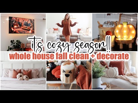 🍁 2025 FALL HOME REFRESH • whole house clean + decorate • cleaning motivation