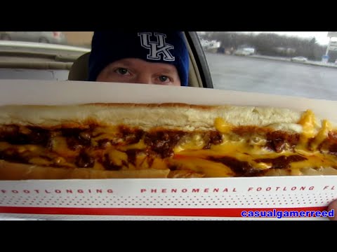 Reed Reviews Sonic Foot Long Chili Cheese Coney