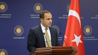 Dışişleri Bakanlığı Sözcüsü Tanju Bilgiç’in Basın Bilgilendirme Toplan