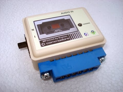 MP32C64 Commodore 64 datassette player/recorder emulator by Kopsec