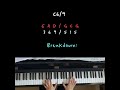 A rootless voicing with 4th stacked #jazzpiano #learnjazz #jazztutorial #billevans #piano #jazz
