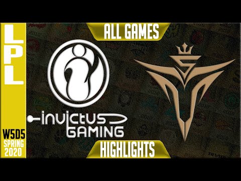 IG vs V5 Highlights ALL GAMES | LPL Spring 2020 W5D5 | Invictus Gaming vs Victory 5