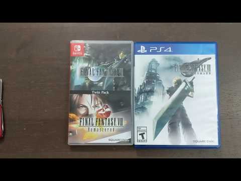 Final Fantasy VII / Final Fantasy VIII Remastered Twin Pack Unboxing