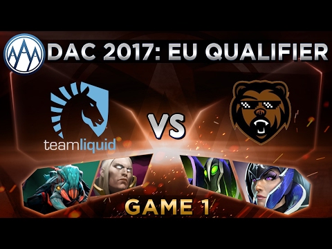 Liquid vs B)ears Game 1 - DAC 2017 Europe Qualifier: Playoffs - @DotaCapitalist & @tsunami643