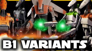 All 25 B1 Droid Variants (Plasma Giants, Anti-Air, Assassin and more)