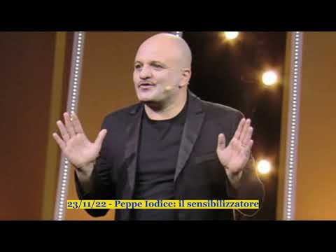 23/11/22 - Peppe Iodice: il sensibilizzatore