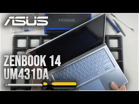 Asus ZenBook 14 UM431DA von innen - RAM, SSD, Akku, Lüfter wechseln