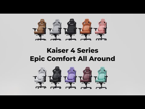 Крісло для геймерів Anda Seat Kaiser 4 Size L Dark Grey Fabric (AD12YDDC-L-20-GB-CF)