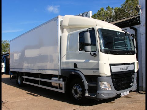 DAF CF220   18 ton Box T/lift - Sleeper - Air Con - Euro 6