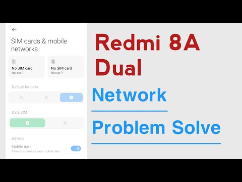 Redmi 8A Dual How To Fix Network Problem