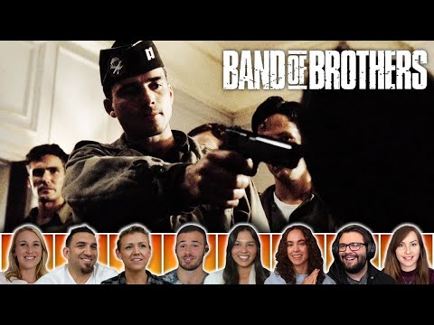 Reactors Reactions to "WHEN YOU TALK TO AN OFFICER, YOU SAY SIR"  | Band of Brothers 1x10 'Points'