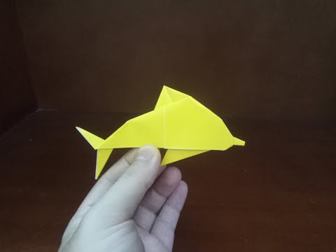 How To Make Origami Dolphin Easy