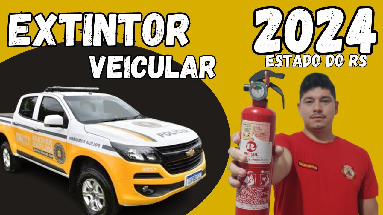 EXTINTOR DE CARRO - 2024 - RS