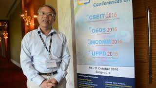 Dr. Liangwen Kuo at JMComm Conference 2016 by GSTF Singapore