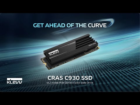 KLEVV CRAS C930 M.2 PCIe 4.0 SSD – Get Ahead of the Curve (featuring Flat-fin Designed Heatsink)