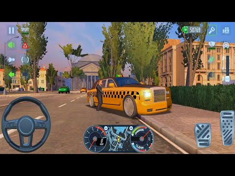 ROME CITY LUXURIOUS CAR TAXI DRIVING 🚖👮‍♂️ City Car Driving Games 3D | Taxi Car Simulator: EVO