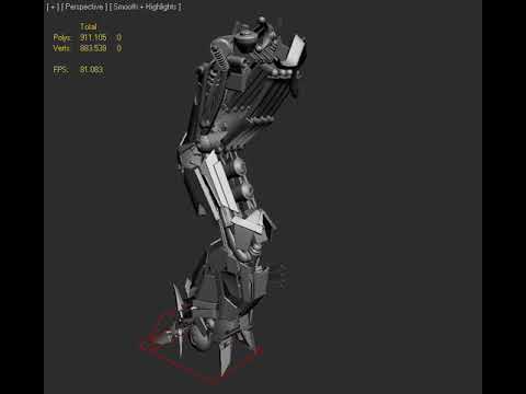 CGI Transformer Starscream (3D Modeling & Animation) Rigg