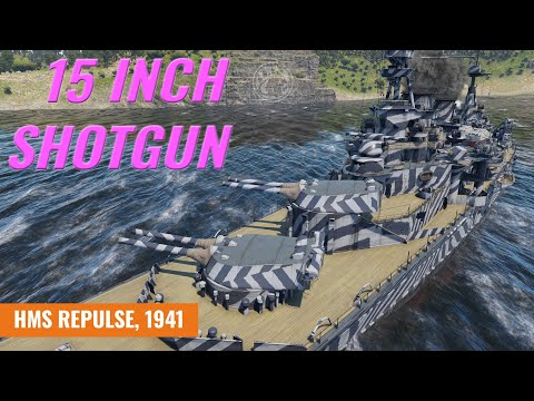 HMS Repulse, 1941 - Gunning For Title Worst Capital Ship of the Update [War Thunder]