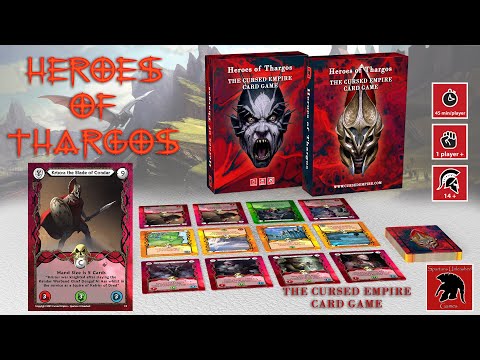 Kickstarter Interest - Creator Video Heroes of Thargos card game