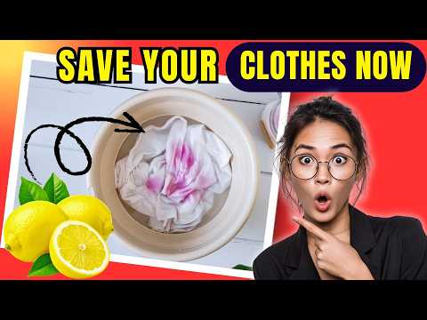 Easy Trick to Remove Dye Transfer Stains FAST
