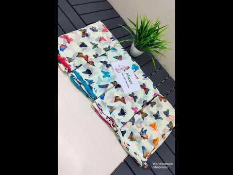 *Beautiful soft chiffon  saree.. allover nice flowers design@699||for orders whatsapp##9063607611