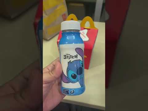 Stitch toy at McDonalds #happymeal #stitch #mcdonalds #mcdonaldstoy #happymealtoys
