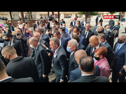 Predsjednik Turske došao u Begovu džamiju: Zagrljaj porodica Erdoan i Izetbegović