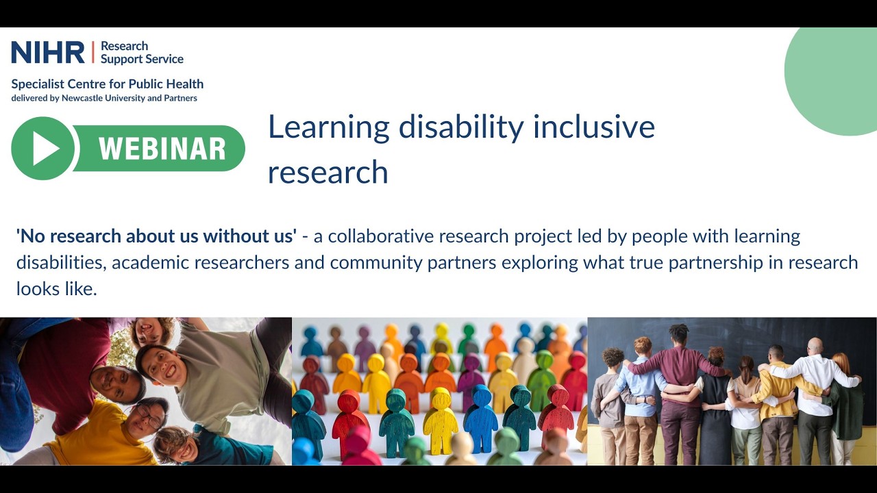 Webinar - Learning disability inclusive research