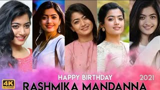 Happy birthday Rashmika mandanna whatsapp status / Rashmika mandanna whatsapp status /2021 / #shorts