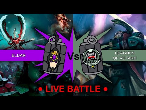 Aeldari vs Votann (Live Warhammer 40k)