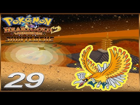 Pokémon Oro HeartGold Shinylocke #29 - El gran Ho oh Shiny y las chicas Kimono!
