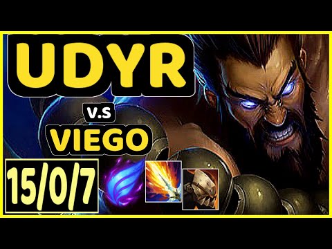 UDYR vs VIEGO - 15/0/7 KDA JUNGLE GAMEPLAY - EUW Ranked MASTER