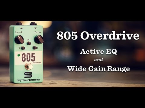 Обзор педали эффектов Seymour Duncan 805 Overdrive