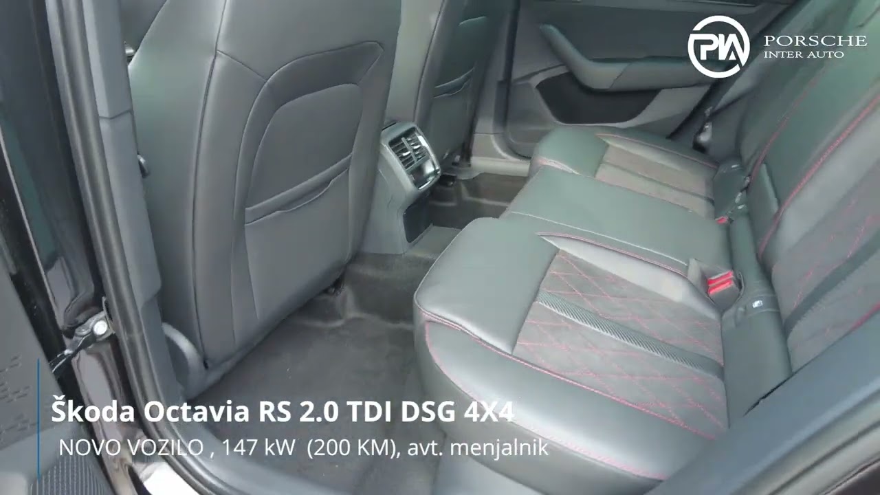 Škoda Octavia RS 2.0 TDI DSG 4X4 - VOZILO NA ZALOGI