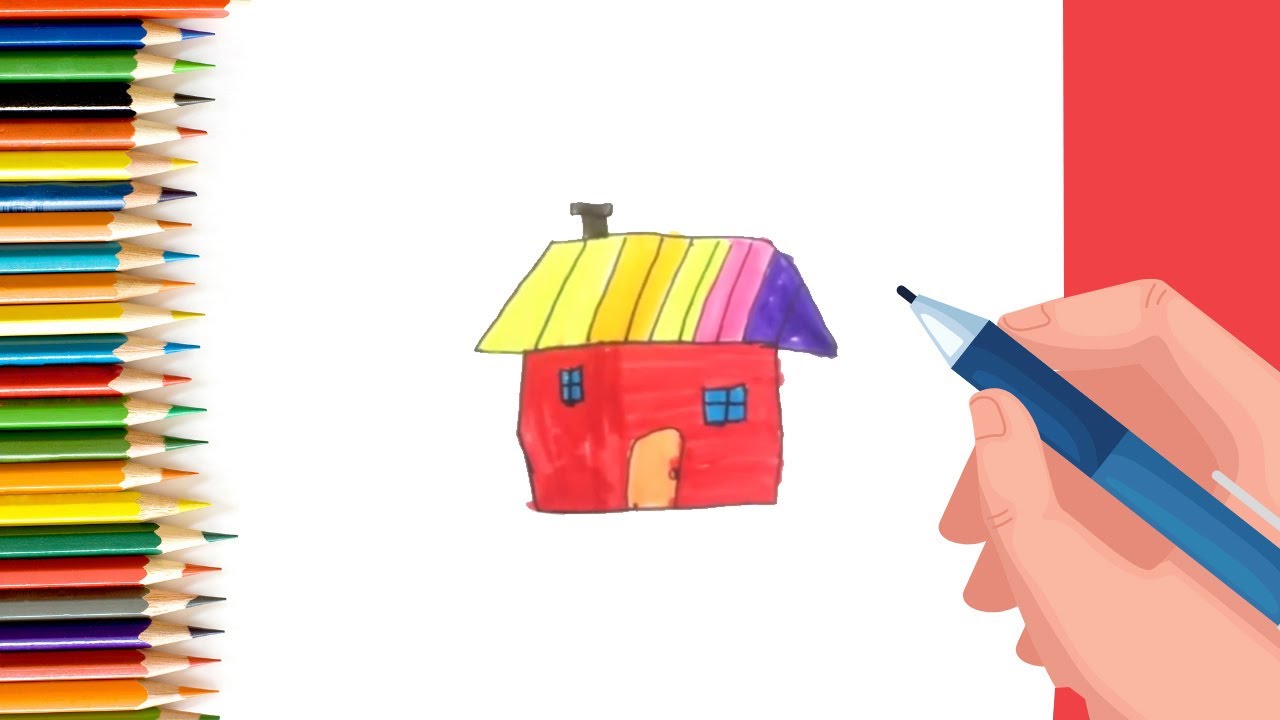 How to Draw House for Kids Easy