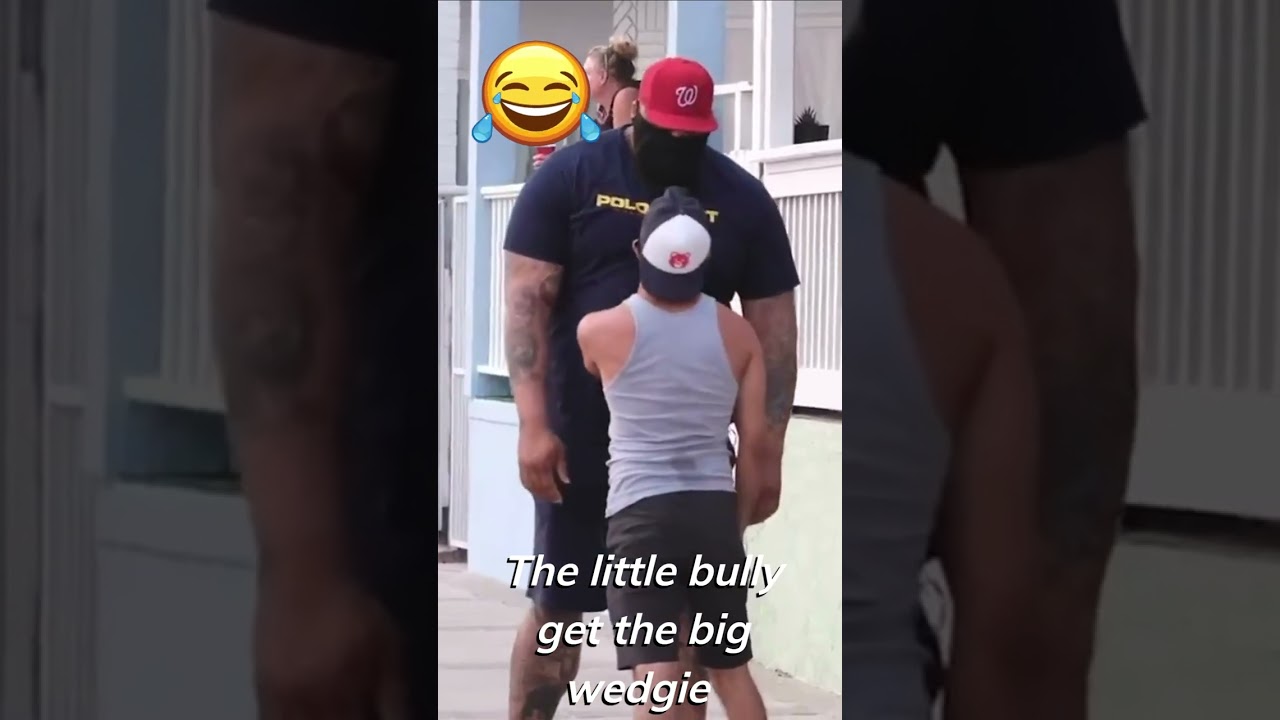 The little bully with a big wedgie