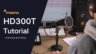 How to install Maono HD300T