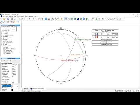 How to use Dips Software for Kinematic Analysis/Stereographic projection ? [ Dips In Nepali ]